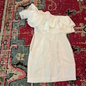 Boskemper Clair Mini Dress in White NWT